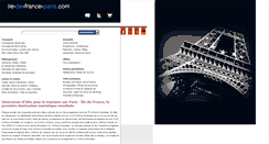 Desktop Screenshot of ile-de-france-paris.com