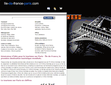 Tablet Screenshot of ile-de-france-paris.com
